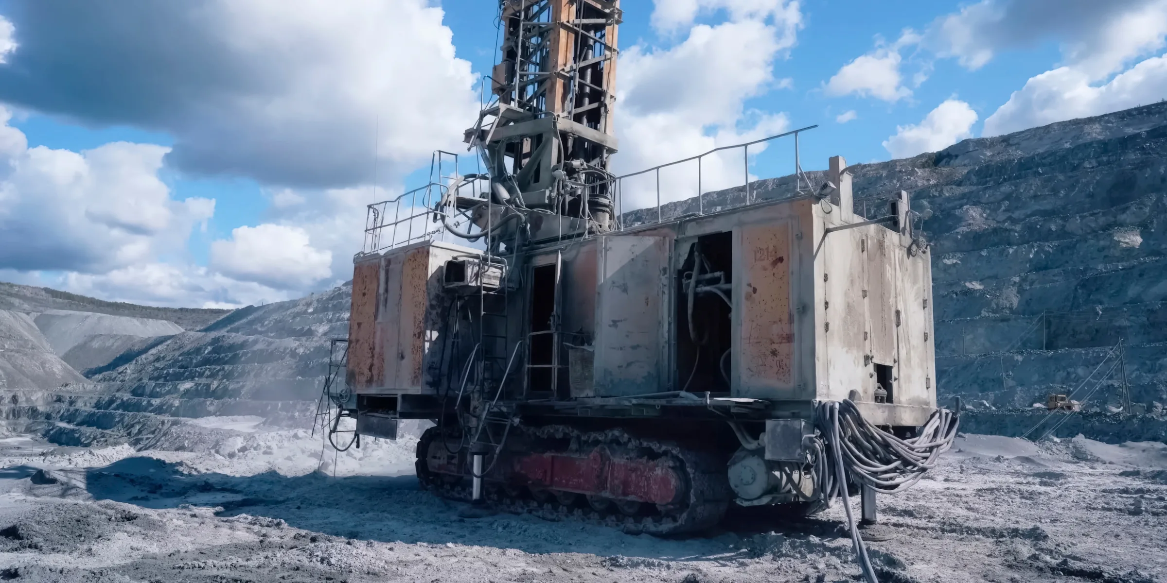 an image to represent construction drilling