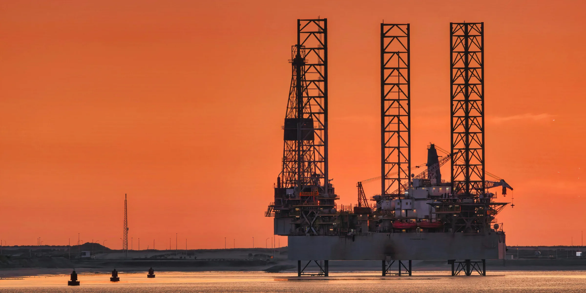 an image to show marine construction drilling