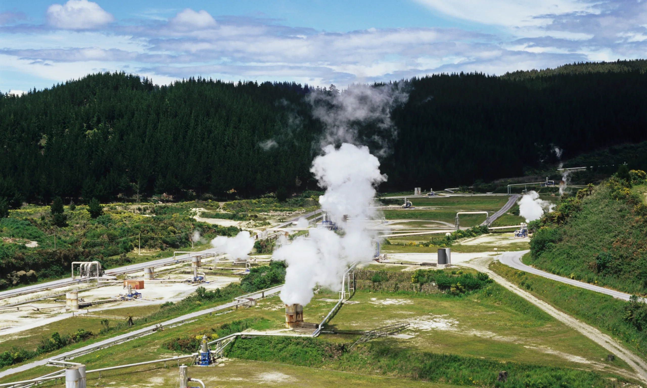 an image to represent geothermal drilling