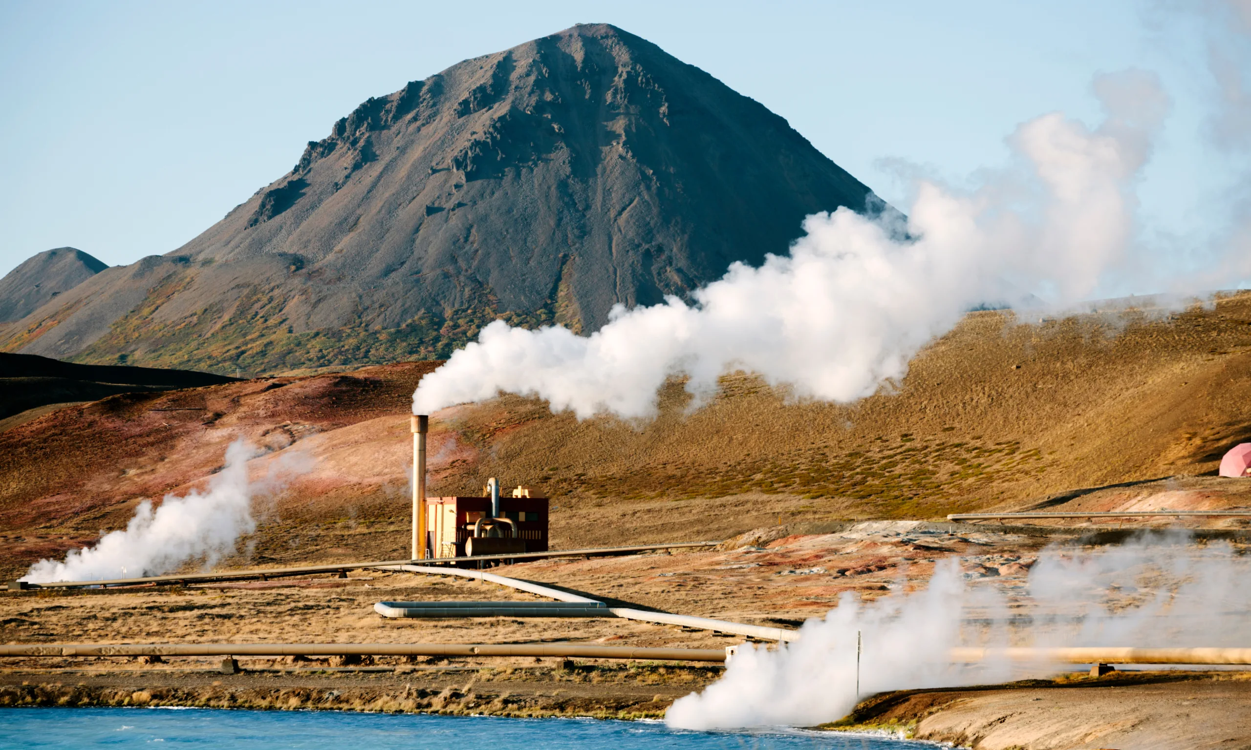 an image to represent geothermal drilling
